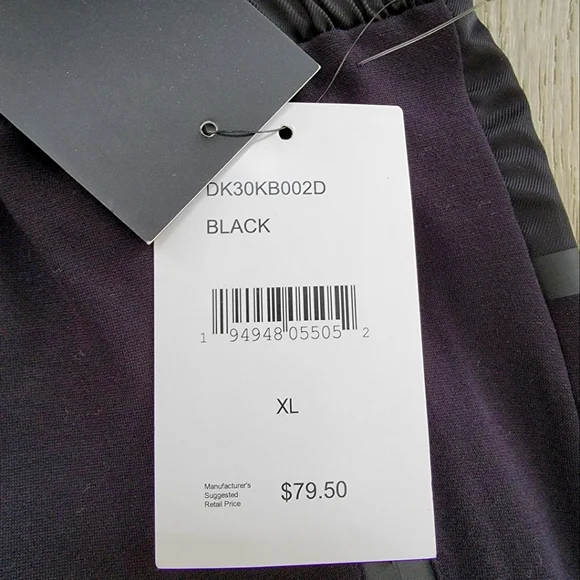 BRAND NEW DKNY Black Joggers Pants Men's Size XL - Picture 5 of 5